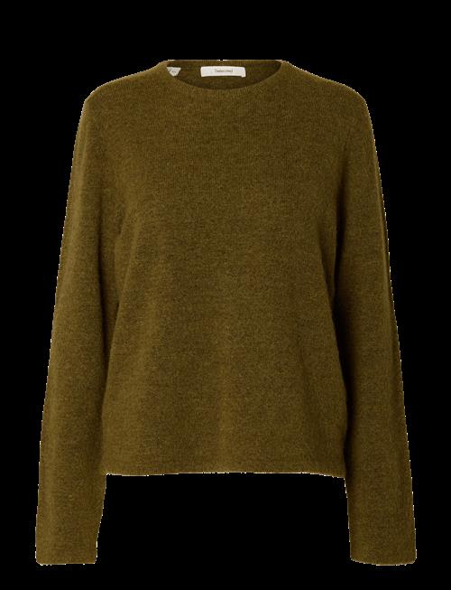Se Selected | Slwlulu New Ls Knit O-Neck Noos | S hos Booztlet