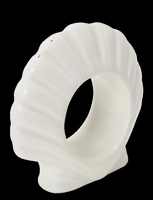 Lexington Home | Shell Stoneware Napkin Ring | ONE SIZE