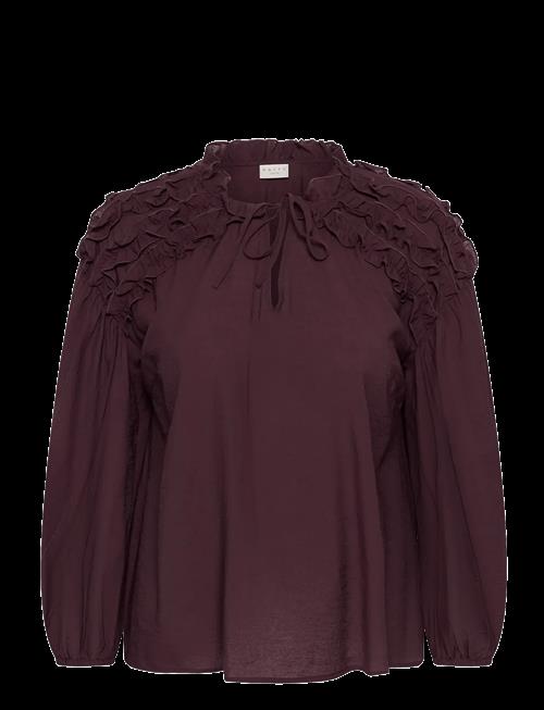 Kaffe Curve | Kcnicola Ruffle Shirt | 46