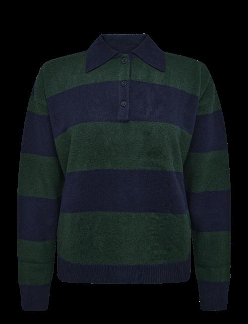 My Essential Wardrobe | Mwjola Knit Polo Pullover | XXL