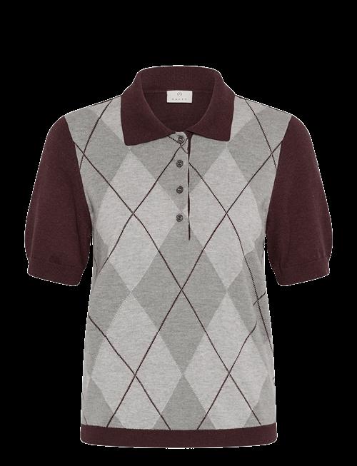 Kaffe | Kagizza Argyle Polo Knit | XXL