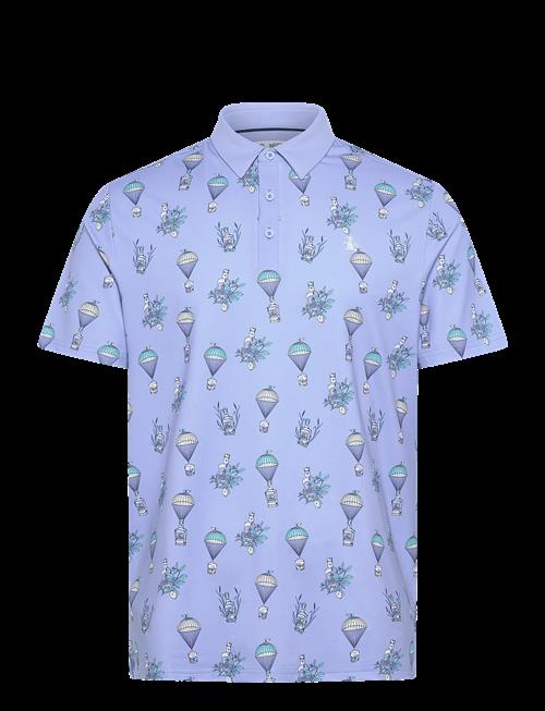 Original Penguin Golf | Botanical Print Short Sleeve Polo Shirt | M