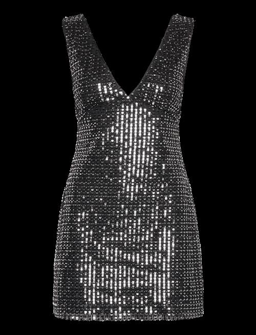 Malina | Ellen Sequin Deep V Mini Dress | 34