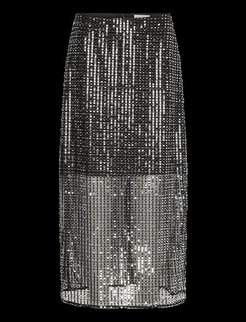 Malina | Solina See-Through Sequin Midi Skirt | L