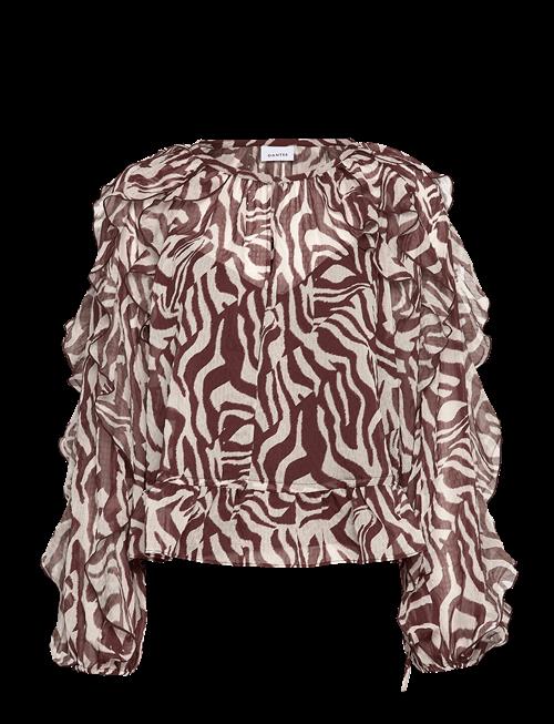 Se Dante6 | Dante6-Zaliyah Boho Chiffon Printed Top | 34 hos Booztlet