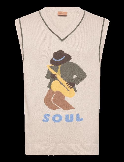 Mos Mosh Gallery | Mmgjazz Intarsia Knit Vest | XL