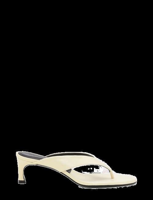 ROTATE | Kitten Heel Leather Mule | 37