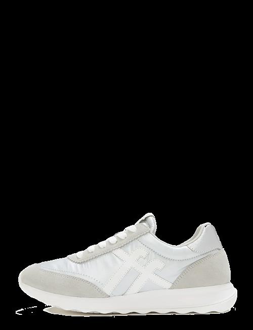 FitFlop | Retro-Q Ff Metallic-Fabric/Suede Sneakers | 36