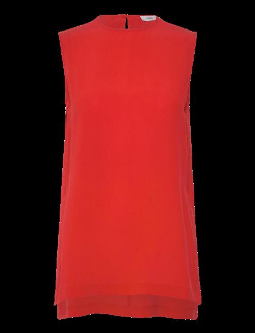 Closed | Slit Top Shirts & Blouses Fiery Red | XXS