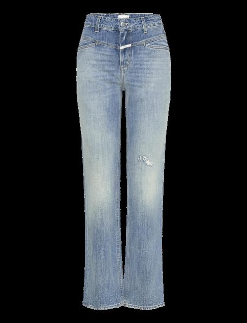Closed | Style Name Straight-X Jeans Mid Blue | 25