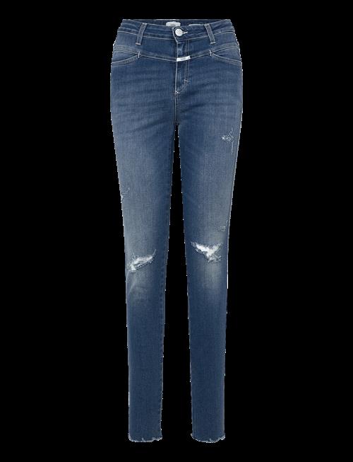 Closed | Skinny Pusher Long Jeans Mid Blue | 27