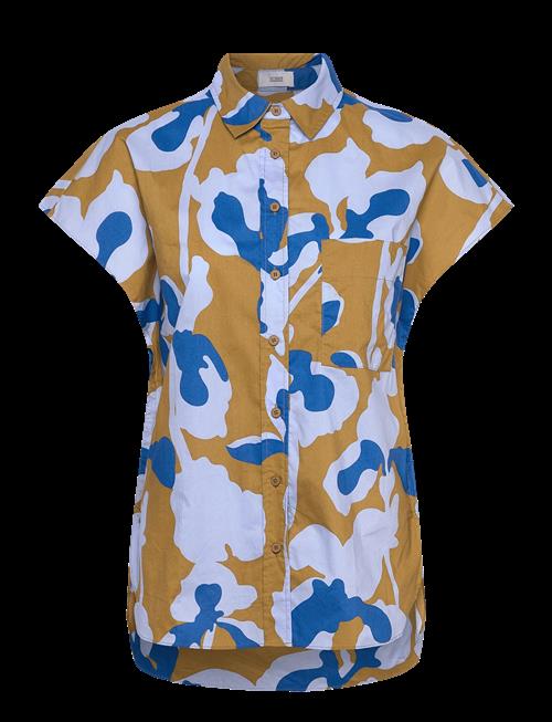 Closed | Short Sleeve Shirts & Blouses Oceanic Blue | XXS