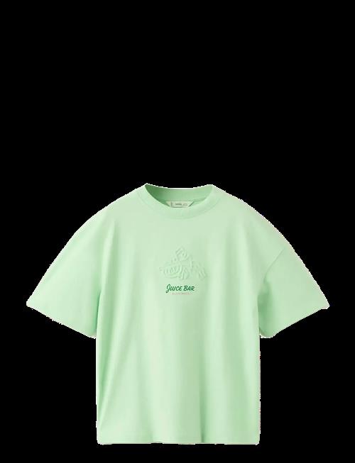 Mango | Printed Cotton-Blend T-Shirt | 152