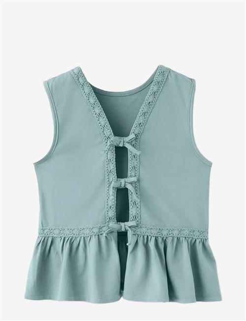 Mango | Embroidered Detail Bow Top | 140
