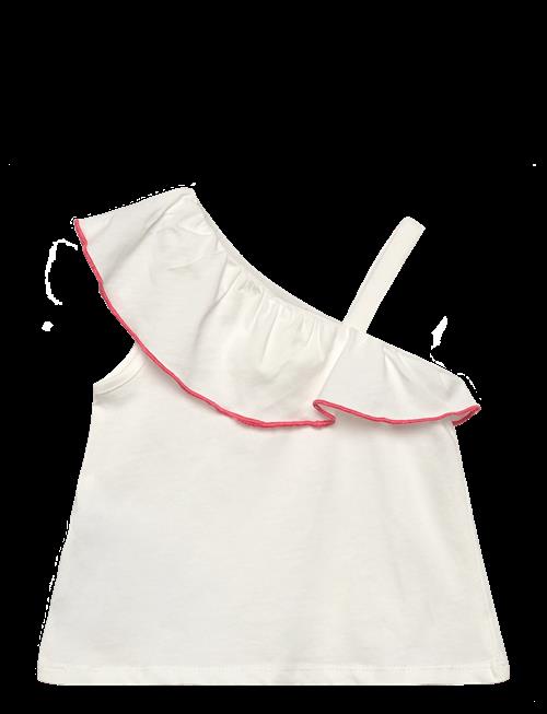 Mango | Contrast Ruffle T-Shirt | 104