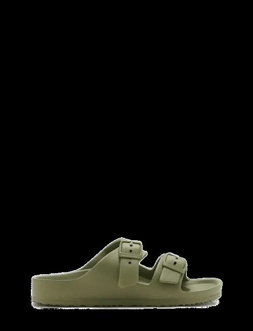 Mango | Rubberised Buckle Sandals | 31