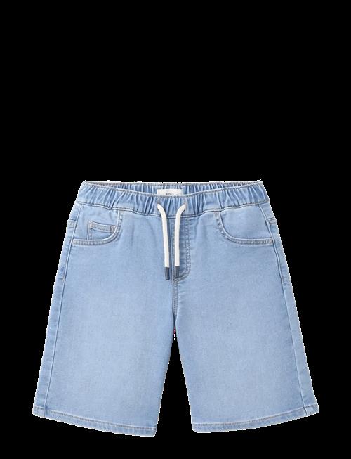 Mango | Elastic Waist Denim Bermuda Shorts | 128