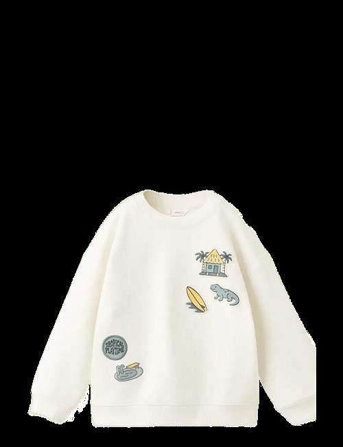 Mango | Cotton Sweatshirt With Embroidered Patches | 104