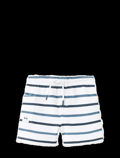Mango | Striped Cotton Bermuda Shorts | 104
