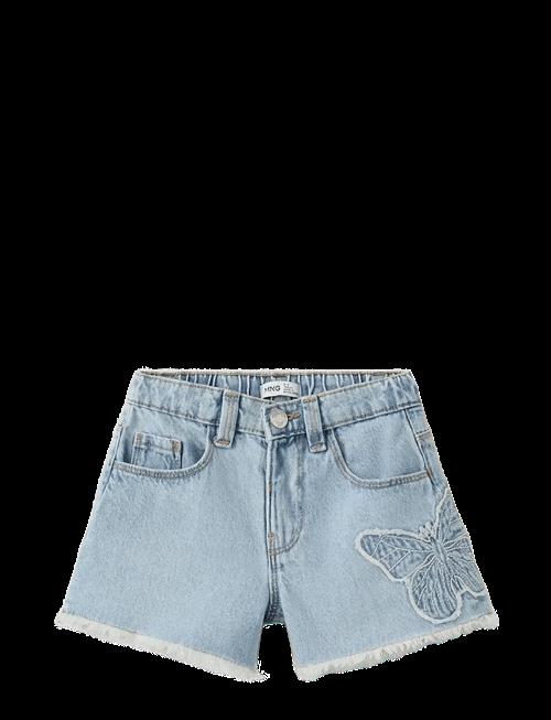 Mango | Embroidered Butterfly Denim Shorts | 110