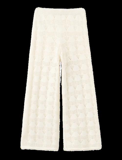 Mango | Openwork Knit Long Trousers | 116