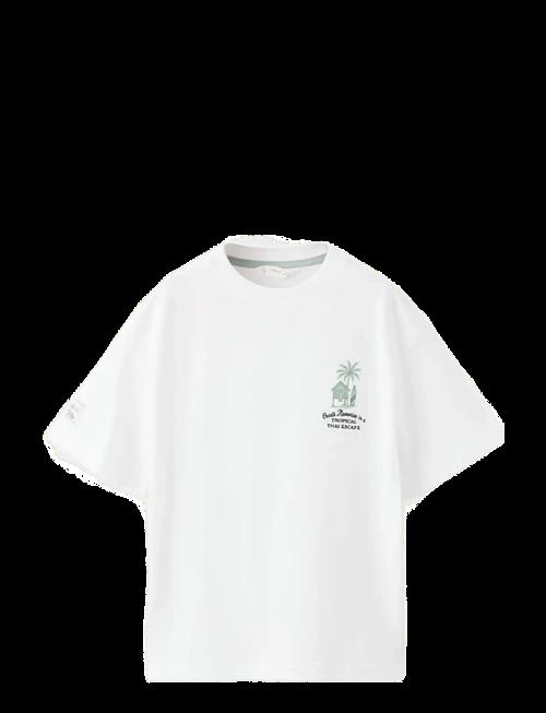 Mango | Printed Cotton-Blend T-Shirt | 116