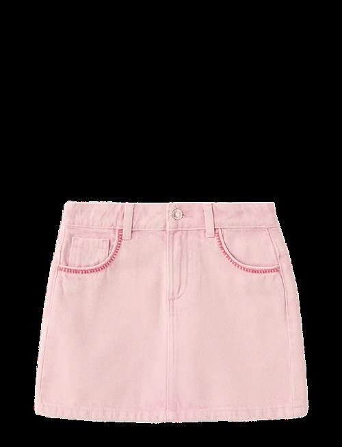 Mango | Denim Skirt With Embroidered Details | 140