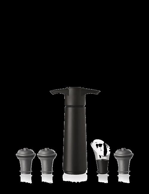 Vacuvin | Wine Saver & Server Set 5 Black Vacuvin® | ONE SIZE