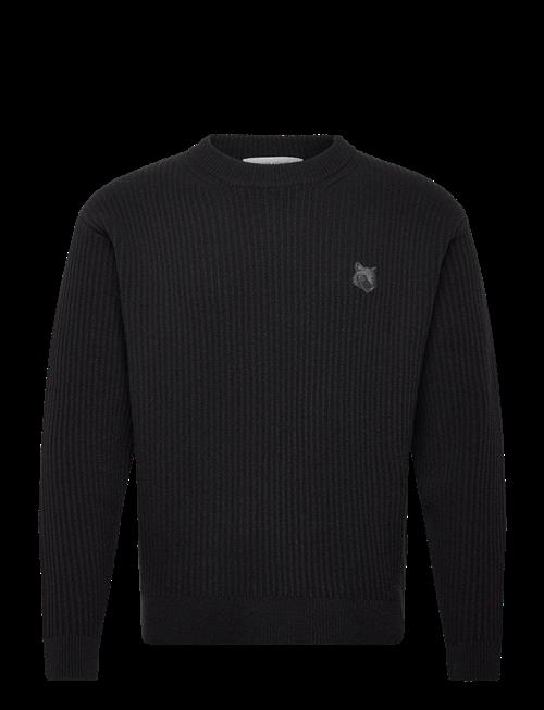 Maison Kitsune | Fox Head Wool Ribbed Jumper | M