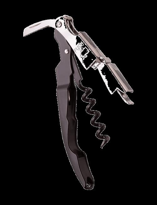 Vacuvin | Waiters Corkscrew Push Black Vacu Vin® | ONE SIZE