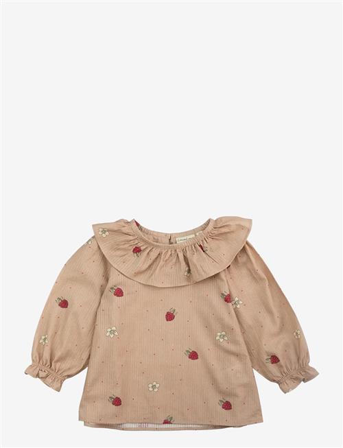 LouieLouie | Elinor Ruffle Blouse - Seersucker | 104