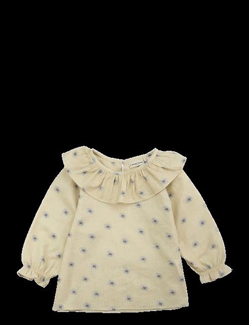 LouieLouie | Elinor Ruffle Blouse - Seersucker | 86