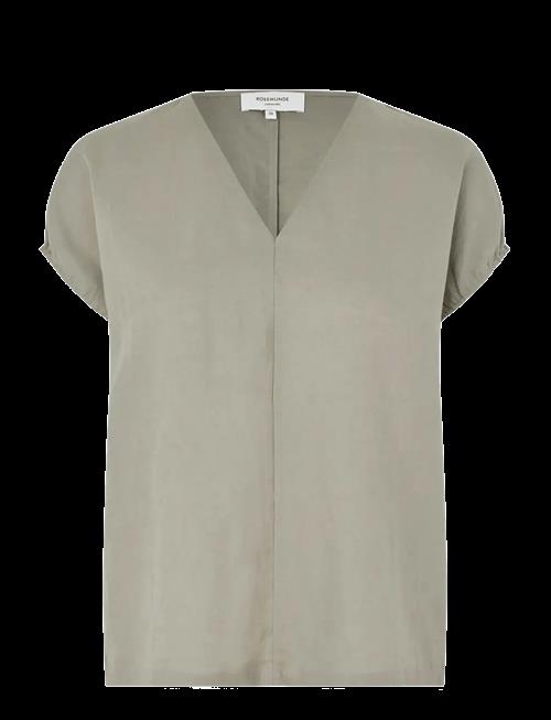 Rosemunde | Rwesther Linen Capsleeve Top | 42