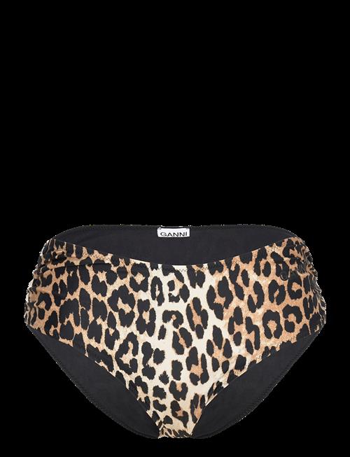 GANNI | Recycled Core Printed Midrise Bikini Briefs | 36