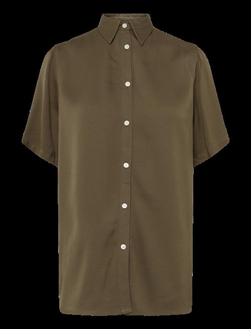 Lexington Clothing | Reign Viscose Crepe Short Sleeve Shirt | M
