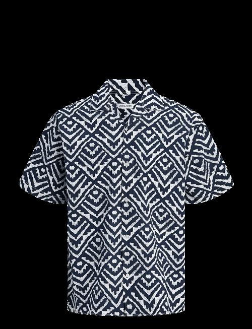 Jack & Jones | Jjmilo Seersucker Resort Shirt Ss | L