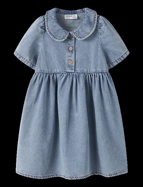 name it | Nmfpoppy Dnm Dress 5011-Ov H | 98