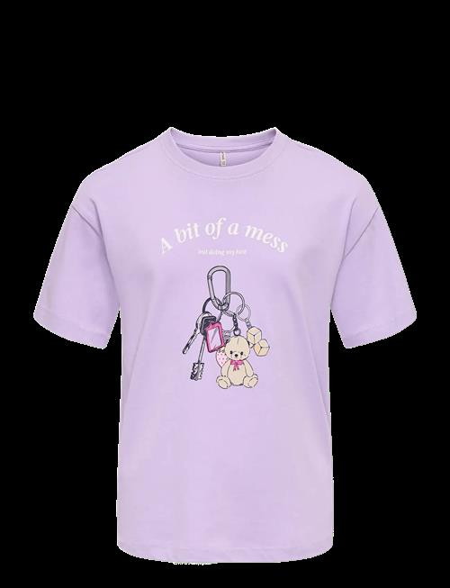 Kids Only | Kogvivvi Life S/S Loose Lovely Top Jrs | 122-128