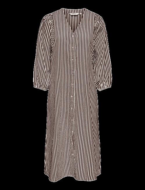 ONLY | Onlrolly L/S Midi Stripe Dress Cs Wvn | M