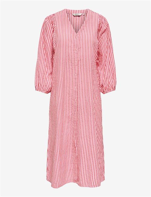ONLY | Onlrolly L/S Midi Stripe Dress Cs Wvn | S