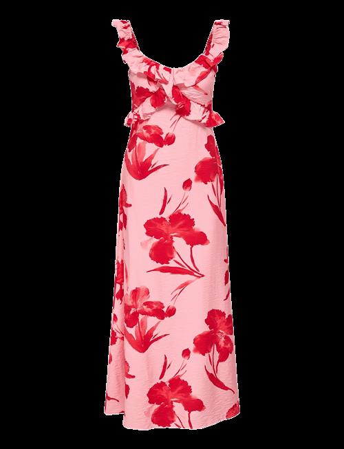 ONLY | Onlhyaci S/L Frill Long Aop Dress Wvn | M