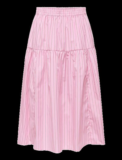 ONLY | Onlloris Striped Midi Elastic Skirt Wvn | XS