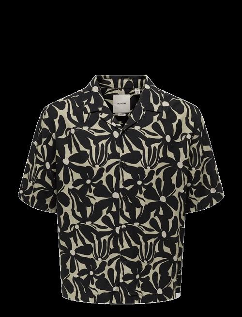 ONLY & SONS | Osjharvi Reg Resort Ss Aop 041 Shirt Wvn | 164