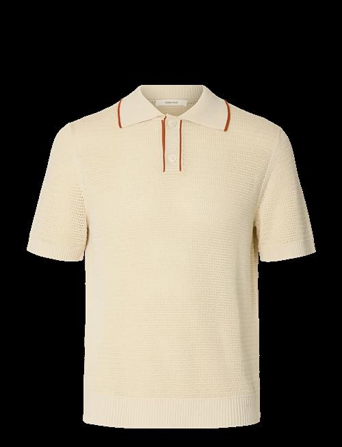 Selected | Slhjesse Ss Knit Open Structure Polo | M