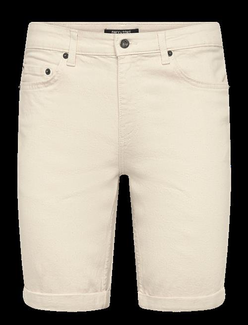ONLY & SONS | Onsply Ecru 9470 Pim Dnm Shorts Noos | L