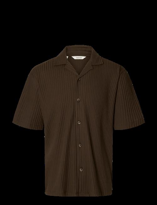Selected | Slmrelaxsimon Ribbed Ss Overshirt | M