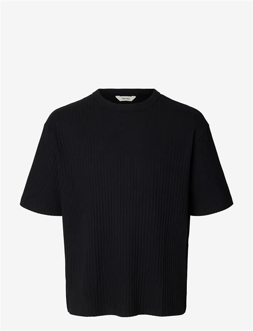 Selected | Slmrelaxsimon Ribbed Ss Tee | L