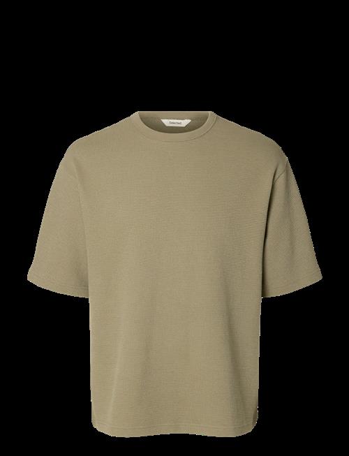 Selected | Slmrelaxsonny Waffle Ss O-Neck Tee | S