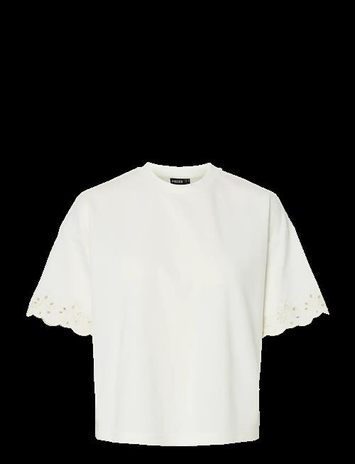 Pieces | Pcchilli Summer Ss Broderi Tee Jrs Bc | S