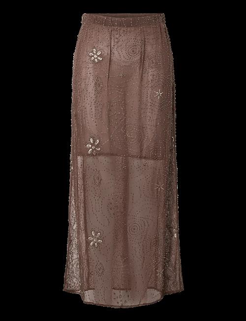 YAS | Yasnura Mesh Hw Ankle Skirt - Fest | 38